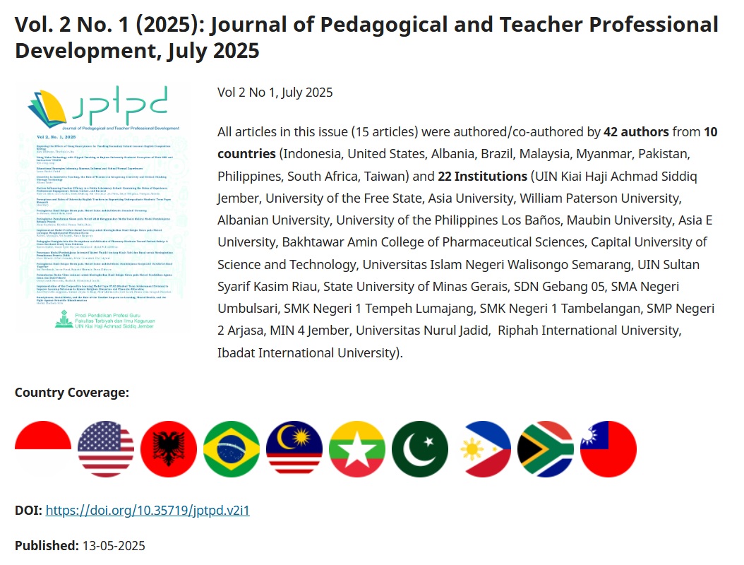 Edisi Journal of Pedagogical and Teacher Professional Development Vol 2 Nomor 1: Kolaborasi Global dalam Inovasi dan Profesionalisme Guru